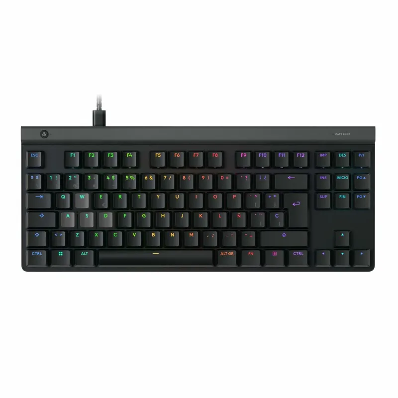 Klaviatūra ir pelė Logitech 920-013857 Juoda Ispaniška Qwerty